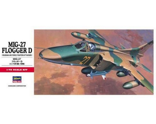 1/72 Самолет MIG-27 FLOGGER D C10 Hasegawa 00340