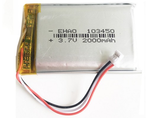 Аккумулятор LI-PO 3.7V 2000mAh 1S (103450)