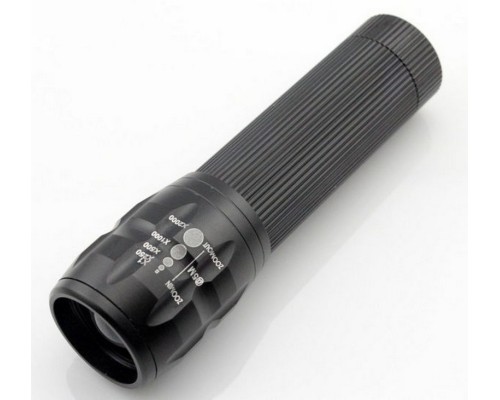 Фонарь светодиодный SA-37 Dimmable Flashlight 500 Lumens 3 MODE 7 Color Zoomable Flashlight (1*18650,3хААА)