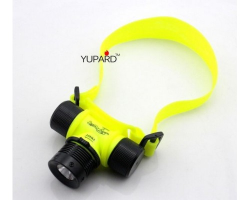 Фонарь светодиодный налобный YUPARD 500Lm 20m Diver Diving (18650 or 3x AAA) Q5 LED Flashlight Torch Waterproof