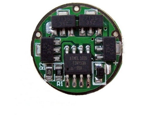 Драйвер для светодиодного фонаря P-L / XM-L / XM-L2 T6 U2 18650 17 мм 5 режимов 3.7 - 4.2