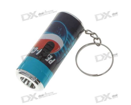Фонарь Led Cola Bottle Keychains - Color & Style Assorted (3*AG3)
