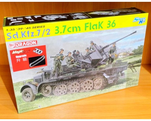 1/35 Самоходная зенитная установка Sd.Kfz.7/2 с 3,7 см пушкой flak-36 Dragon 6541