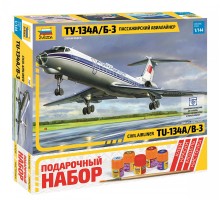 1/144 Самолет Ту-134 А/Б-3 Звезда 7007ПН