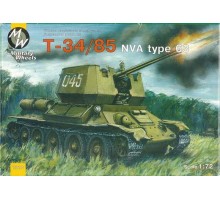 1/72 Советский танк T-34-85 НВА тип 63 MW Military Wheels 7210