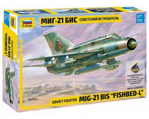 1/72 Самолет Миг-21БИС Звезда 7259