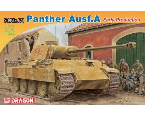 1/72 ТАНК PANTHER Ausf.A РАННИЙ Dragon 7499Д