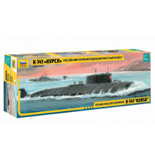 Сборная модель ZVEZDA 1/350 Российский атомный подводный ракетный крейсер К-141 Курск 9007