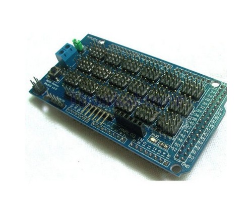 Плата расширения Mega Sensor Shield digital analog servo switch module for Arduino Mega 2560 1280 AR014