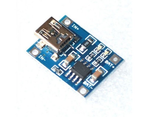 Плата расширения модуль заряда TP4056 1A Lipo Mini USB AR074