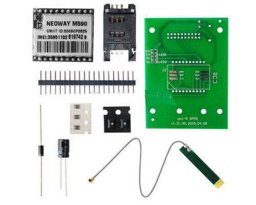 Плата расширения GSM GPRS 900 1800 MHz module for Arduino AR079