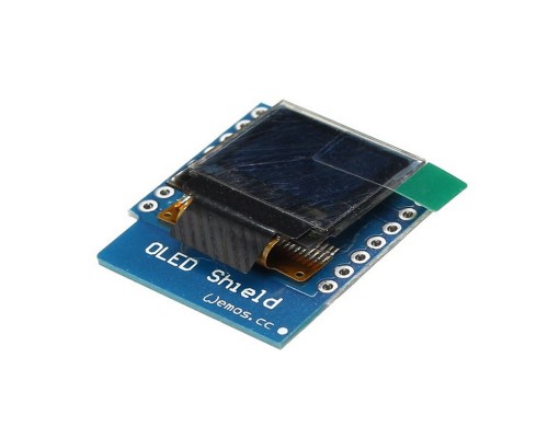 Плата расширения OLED Shield V1.1.0 for WeMos D1 mini 0.66 inch 64X48 IIC I2C AR097