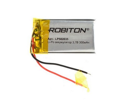 Аккумулятор LI-PO 3.7V 300mAh 1S Robiton (bi14903)