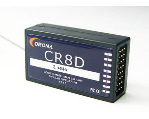 Приемник 2,4 ГГц  8 каналов CORONA Mini DSSS Receiver forCT8F/CT8J DSSSRF Moules CR8D V2