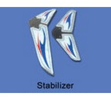 Запчасти DF-60 Горизонтальный и вертикальный хвостовые стабилизаторы
