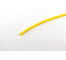 Трубка термоусад.  3 мм 1метр желтая