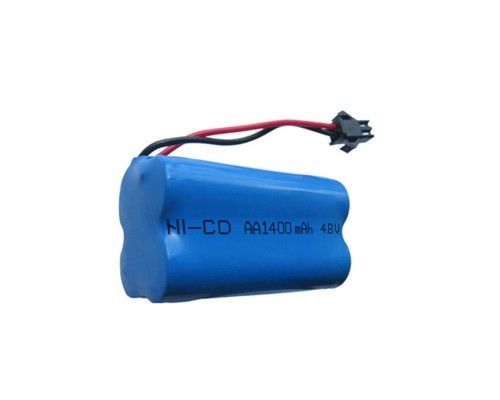 Аккумулятор Ni-Cd 4.8V 1400mAh (форма ROW разъем YP) NICD-AA-48R-1400-YP