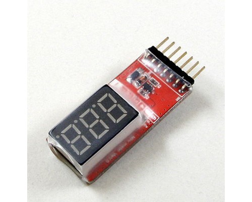 Индикатор батареи HiModel LED 1-6S Lithum Battery Unit Cell Voltage Checker